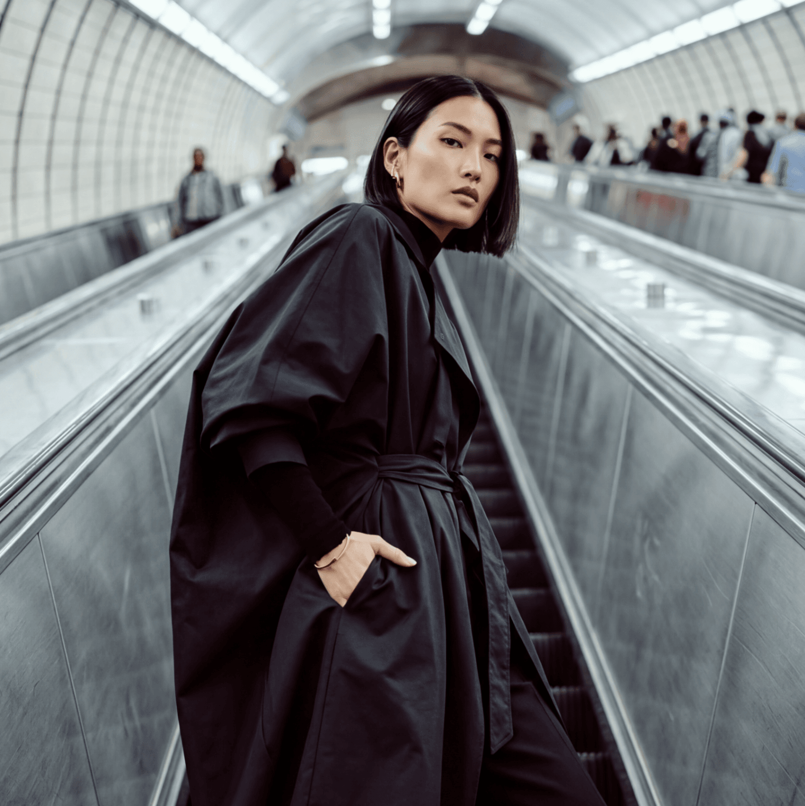 Fashion visual created with Lumoo